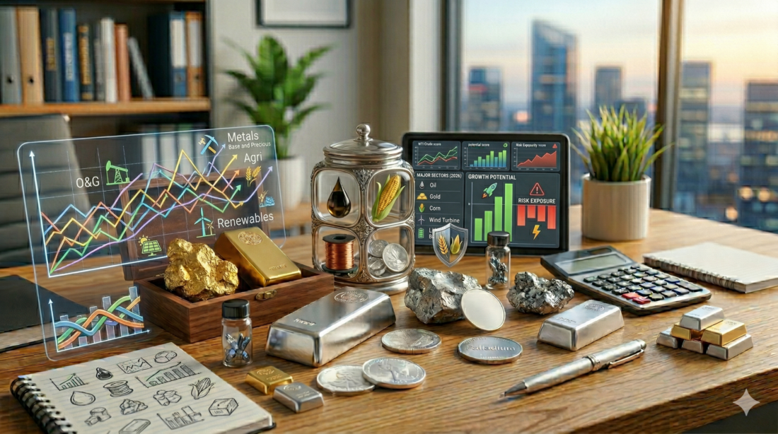 Börsenmonitoring mit Rohstoff- und Aktiencharts, Gold, Silber und Rohstoffe im Fokus.