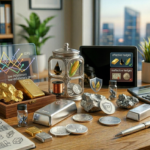 Hochwertige Rohstoffe und Finanzinstrumente zur Absicherung gegen Inflation. Moderne Anlagemöglichke.